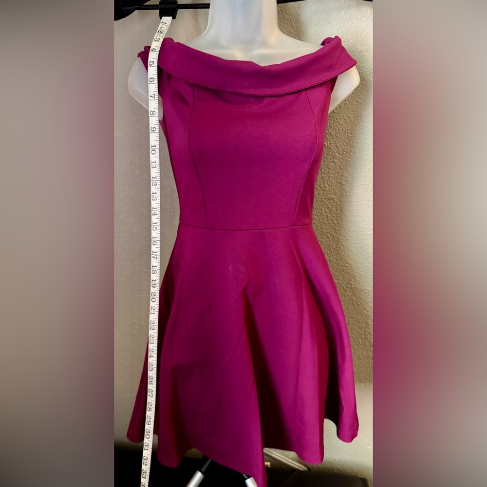 Lulu's Pink Fit and Flare Skater Mini Dress Sz XS